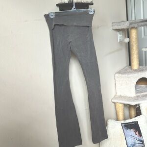 Small, Brandy Melville, grey y2k yoga pants